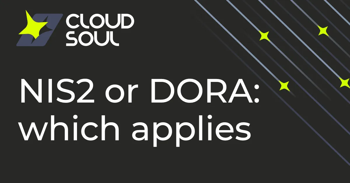 NIS2 for financial services: when DORA applies instead, and where CER fits