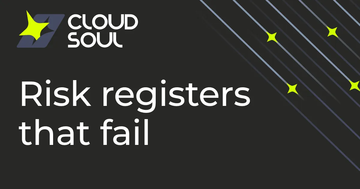 The risk register that survives an audit, and the one that does not