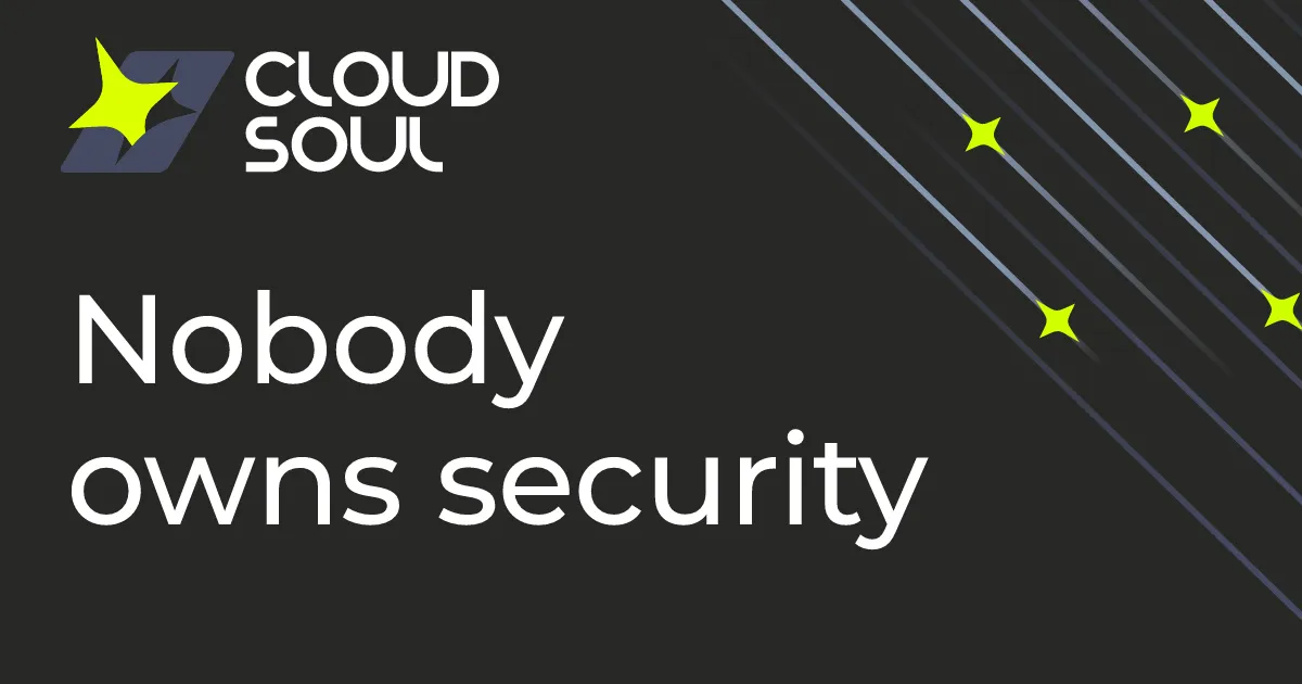 Who owns security when nobody owns it